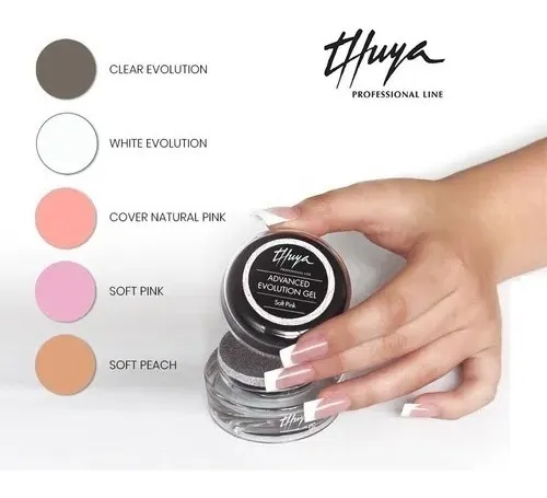 Gel Advanced Evolution Thuya Uñas Esculpidas Crystal Pink