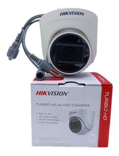 Cámara De Seguridad Hikvision Domo 5mpx Con Audio Integrado