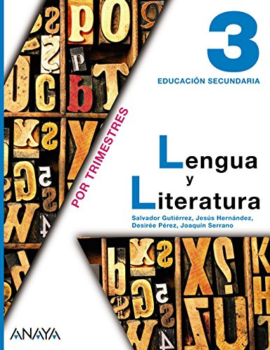 Libro Lengua Y Literatura 3 Educación Secundaria 3 Tomos De