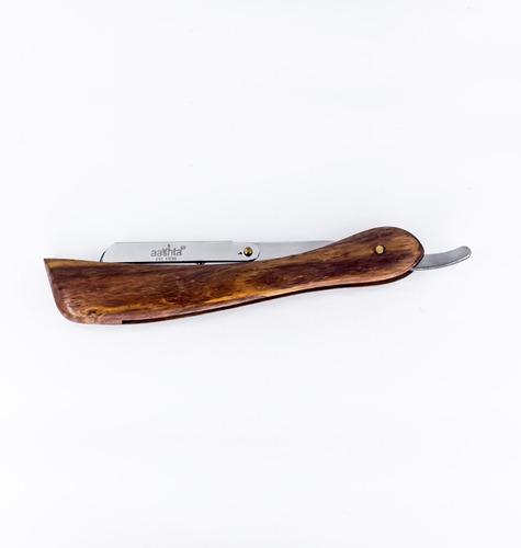 Imagen 3 de 4 de Porta Navaja Barbero Mango Madera