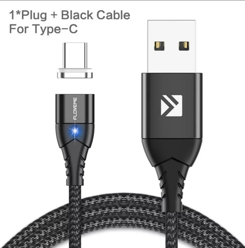 Cable Magnético De Datos Y Carga Rápida, 2 Metros, Usb/tipoc