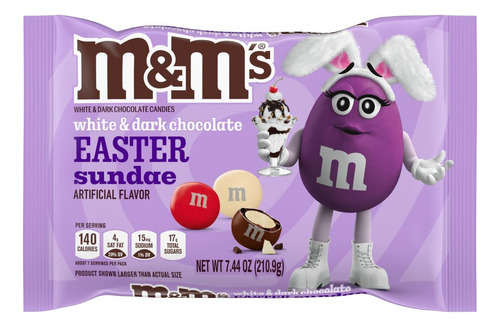 M&m's Caramelo De Sundae De Pascua De Chocolate Blanco Y Osc