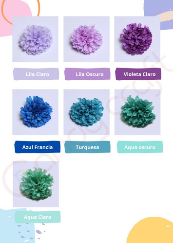 Imagen 4 de 9 de Flores Artificiales Hortensias De Tela X 50 Unidades Vinchas
