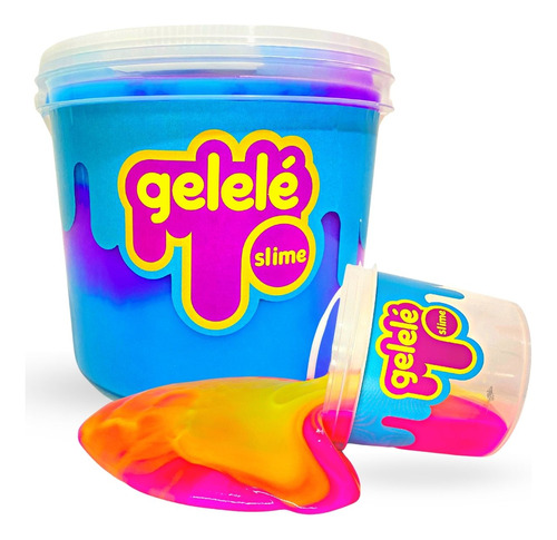 Balde Slime Gelelé Original Anti-alergica Amoeba Colorida