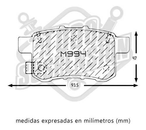 Pastilla De Frenos Trasera Honda Accord 3.5 2008-2020