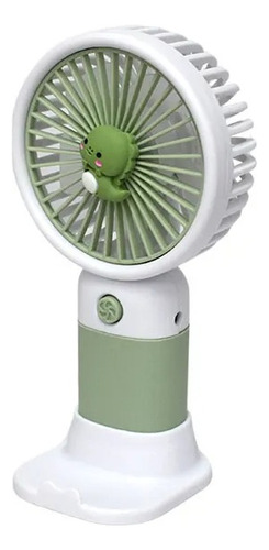 Mini Ventilador De Mano Recargable Portátil Base Para Cel
