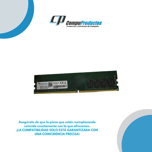 Memoria Ram Adata 8gb 1rx8 Pc4-2666v-ua2-11 Ddr4 1666mhz (Usado)