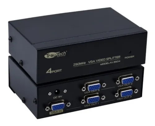 comprar Splitter Vga 1x4 Trautech 250mhz