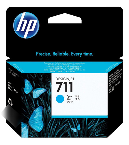 Cartucho Hp 711 Cian Original 29ml Hp Designjet T120 T520