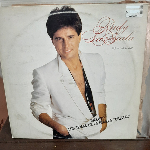 Vinilo Rudy La Scala Volvamos A Vivir Tema Novela Cristal M2