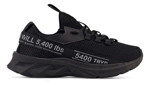 Tênis Para Treino Academia Caminhada Corrida Tryd 5400 Leve