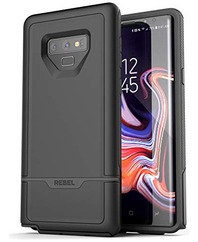 Funda Compatible Con Galaxy Note 9 Color Negro Policarbonato