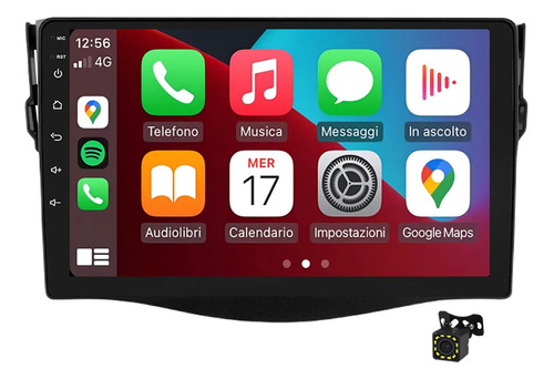 Estéreo Carplay Android12 Para Toyota Rav4 2006-2012