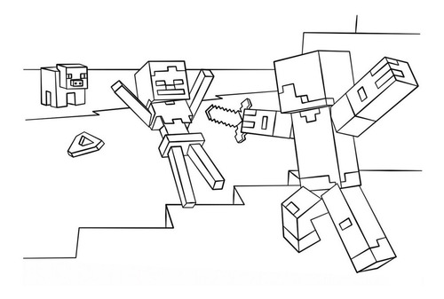 30 Libros P/pintar Minecraft Personalizados 15x21