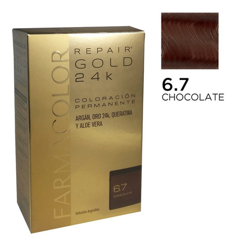 Farmacolor R Gold Chocolate N° 6.7 X 1 Estuche. De Fábrica.