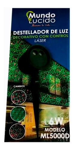 Mini Proyector Laser Navideño Decorar Elige Figuras Ml5000