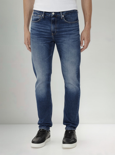 Jeans Hombre Slim Taper Azul Calvin Klein