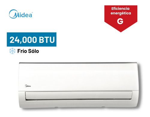 Aire Acondicionado Midea Split Pared On/off 24000 Btu