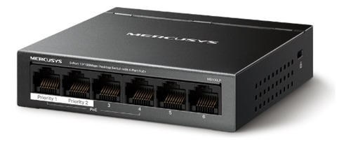 Switch Tp-link Ms106lp 6 Port A 10/100 Mbps C/4 Port Poe+