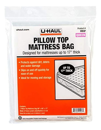 U-haul Pillow Top Queen Mattress Bag - Funda Móvil Y De Alma