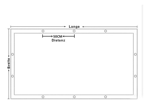 Lona Transparente Resistente Al Agua Ojal Prueba Polvo