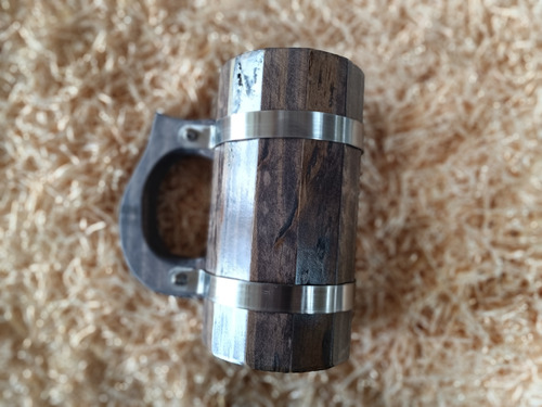 Tankard Jarra Schopero Vikingo De Madera