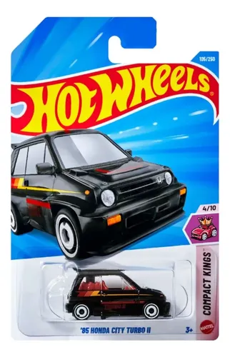 Hot Wheels 85 Honda City Turbo Ii 105/250 Compact Jjj66 | MercadoLivre