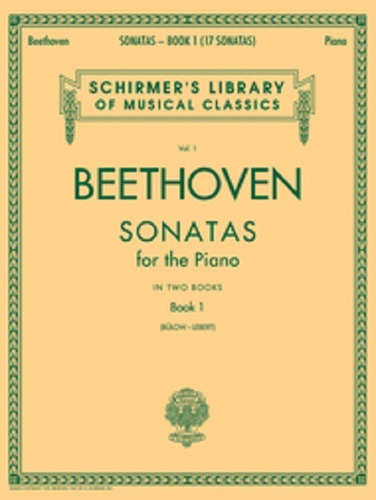 Album  Beethoven Sonatas Vol. 1 Para Piano G.schirmer