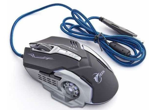 Mouse De Juego Gaming Rgb Led Negro G 4000dpi
