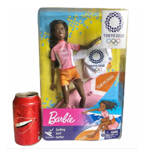 Muñeca Barbie Surf Tokio 2020 Mattel 61k