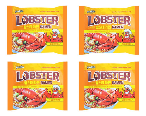 Ramen Coreano Paldo Lobster 4 Piezas 120g