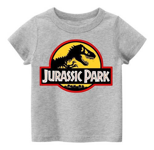 Remera Jurassic Park Nene Nena Infantil Algodón Premium