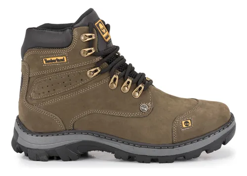 Bota couro timberland ek harbor preta sales