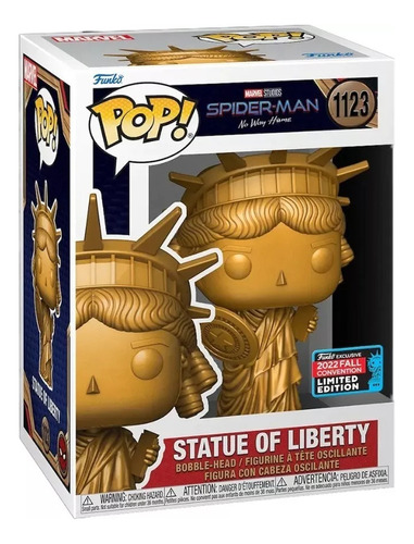 Funko Spider-man #1123 Statue Of Liberty Ny Comic Con Limite