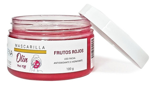 Mascarilla Facial Peel Off Frutos Rojos Antioxidante /p Tipo de piel Mixta