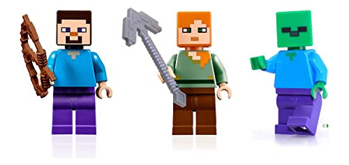 Paquete Combinado De Minifiguras De Zombis De Lego Minecraft