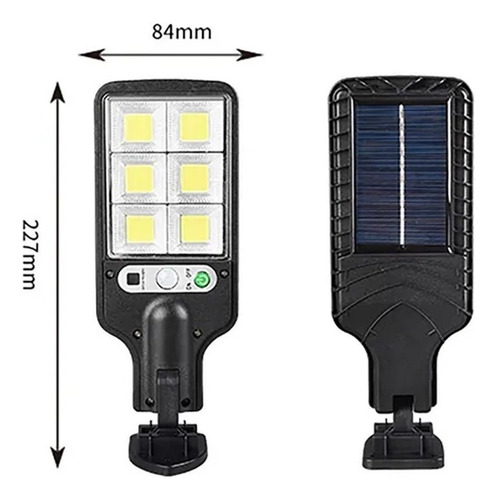 72cob Potentes Luces De Calle Solares Al Aire Libre Solar