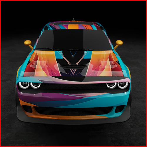 20 Metros Vinil Wrap Automotriz Hiperelástico Colorido