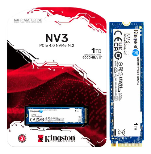 Ssd Kingston Standard Nv3 Con Formato M.2 2280 Nvme 4.0