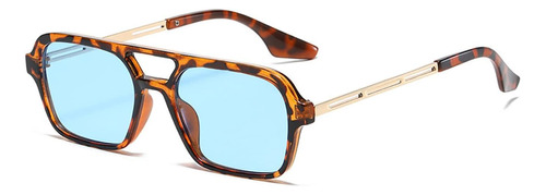 Trendy Retro Vintage 70s Square Flat Aviator Anteojos De Sol