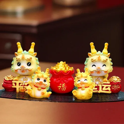 Figuras De Dragón De Año Nuevo Chino, Decoraciones Bonitas