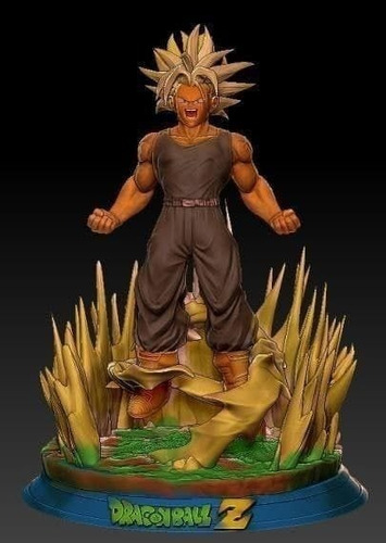 Archivo Stl Impresión 3d - Dragon Ball - Future Trunks Ss