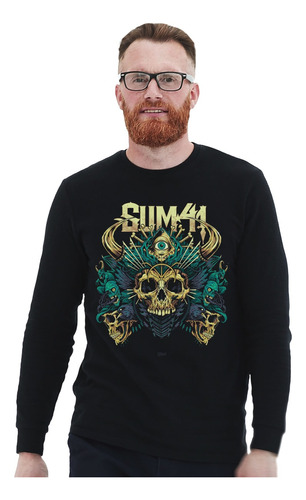 Polera Ml Sum 41 Skull Punk Abominatron