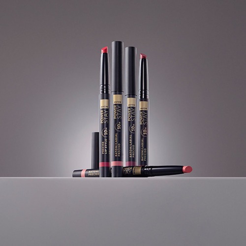 Batom Avon Power Stay Preciso Matte 10h - Cor Nude Imponente Nude Imponente