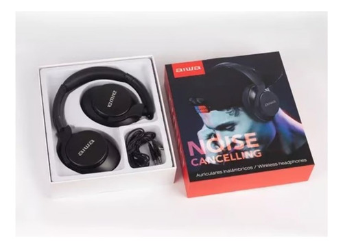 Audífonos Bluetooth Aiwa Over Ear Noise Cancelling Ajustable