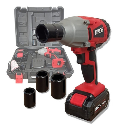 Imagen 3 de 3 de Llave De Impacto Equus Inalámbrica Profesional 1/2 20v