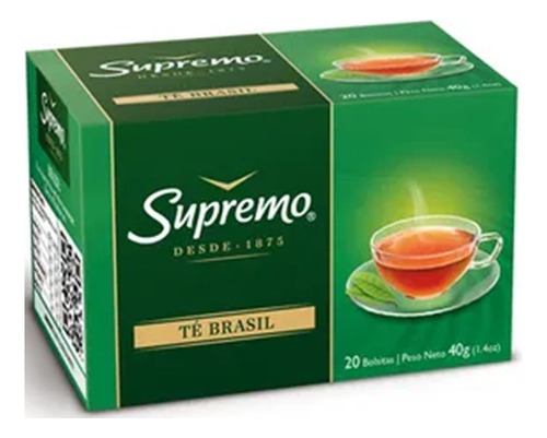 Te Brasil Supremo 20 Bolsitas X 20 Cajas ($ 799 C/u)