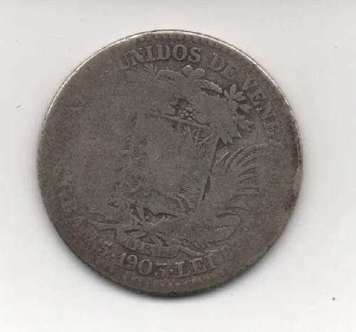 Moneda De 1 Bolívar De 1903 (Usado)