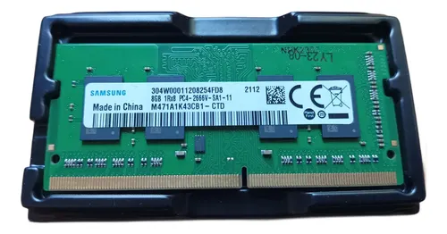 Memoria RAM gamer color verde 8GB 1 Samsung M471A1K43DB1-CTD