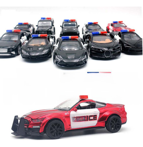 Auto De PolicĂa De Pvc Lamborghini A Escala